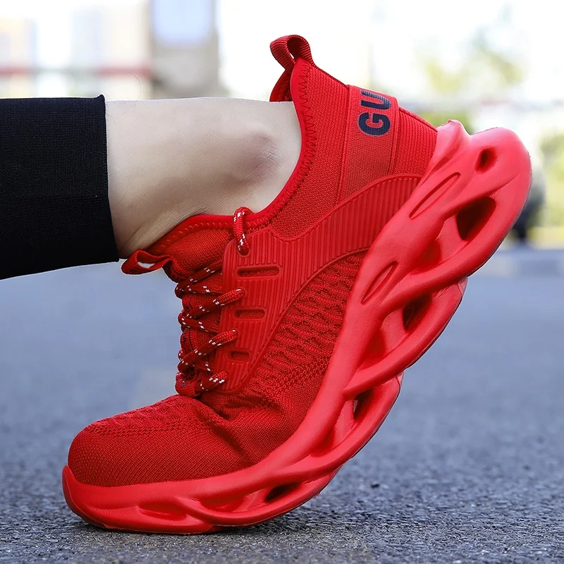 GUYISA Fashion Hot Sale Safety Shoes Lightweight Steel Toe Smash Resistant Breathable Fabric Safety Shoes