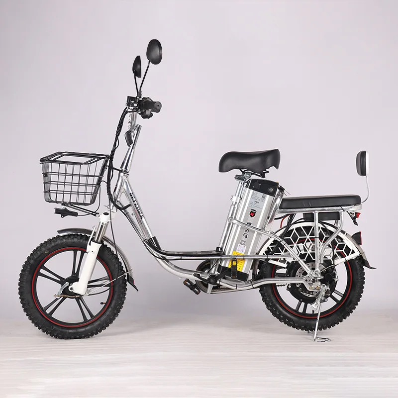 Aluminum alloy frame monster 60V21Ah electric bike 16inch winter tyres 500W 800W hybrid city scooter electric freight bicycle