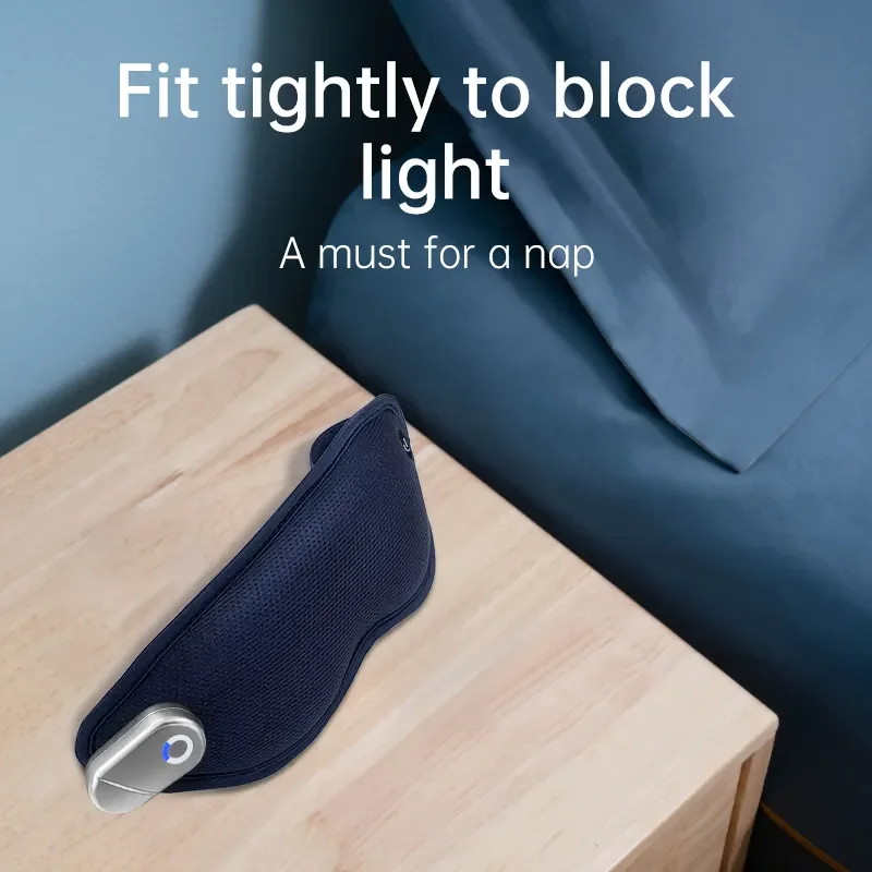 2024 New Eye Massager Heating&Cooling Vibration Skin-friendly Fabric Sleep Nap Eye Mask Wireless Portable