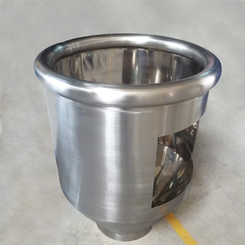 Custom stainless steel cylinder Shells Metal cone rolling and Sheet Metal Fabrication service
