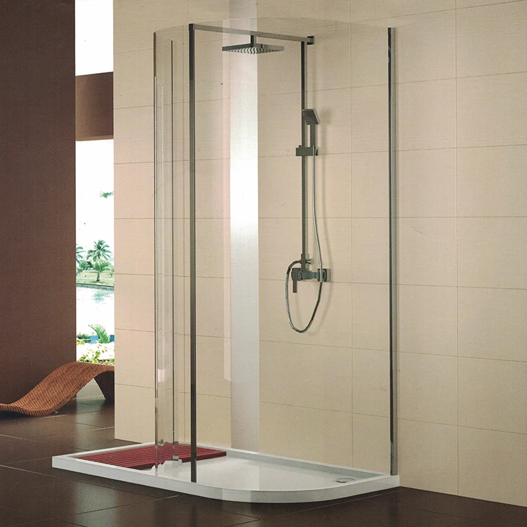 Стеклянная дверь для душа Millen, маленькая раздвижная дверь для душа и ванны, прозрачная раздвижная дверь, набор для душа