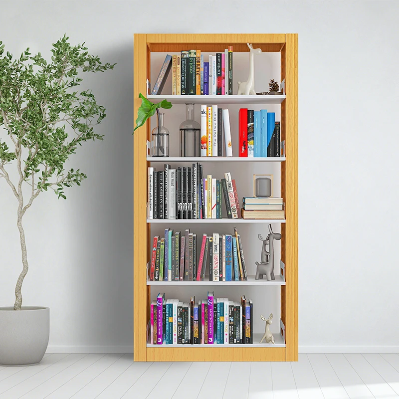 Office Furniture File Storage Public Library Bookshelf Bookcase Iron Library Bookcase Iron Library Bookshelf