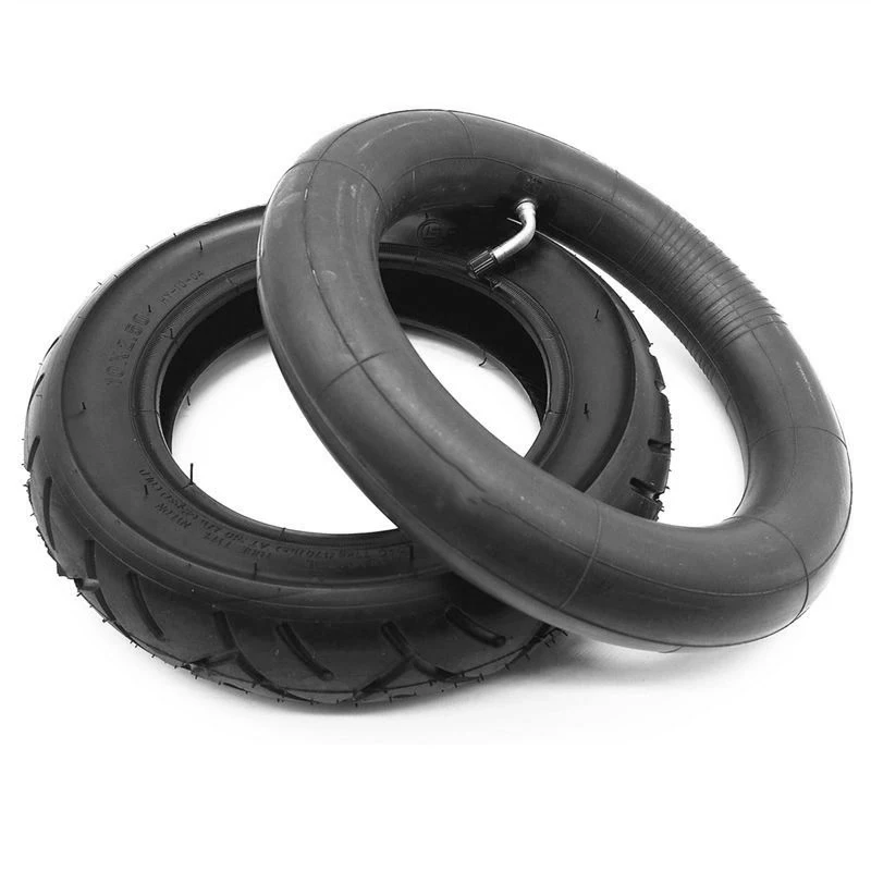 Inner Tube with Bent Valve 10x2.5 For Electric Scooters E-bike 10x2.50 tire