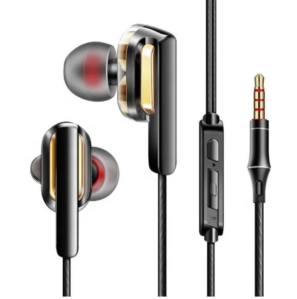 X3 Dual Driver наушники Super Bass гарнитура стереонаушники с микрофоном fone de ouvido HIFI наушники для телефона