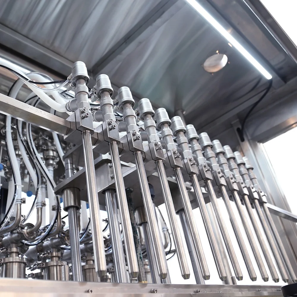 PX-4 nozzles automatic servo piston fill syrup honey jar fruit jam hot chilli sauce heating filling capping machinery
