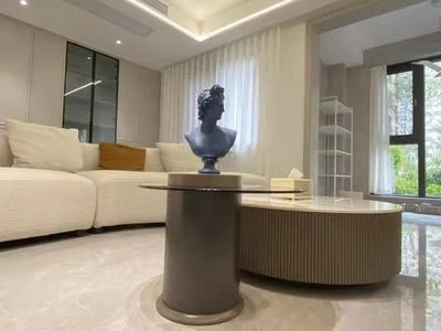 High Quality Ceramic Modern Luxury Small Round Cafe Table Shape Marble Table Tea Coffee Tables