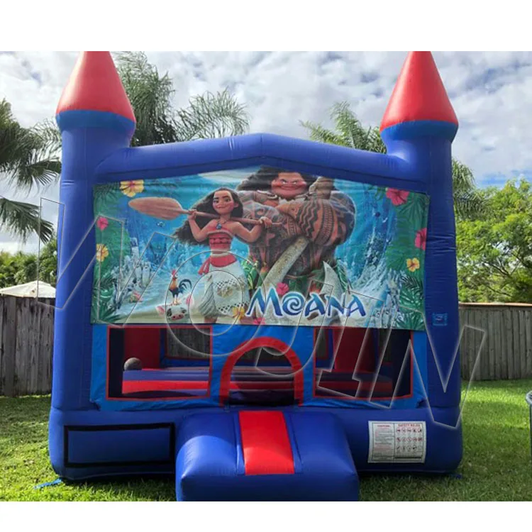 unicorn carriage theme kids inflatable castle slide inflatable bounce house slide for Event or birthday party