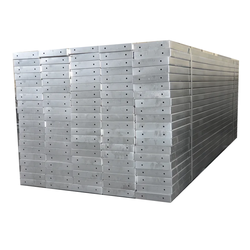 1-3 Meter 225/240/250mm China Layher Scaffold Deck Plank Scaffold Galvan Metal Plank For Sale