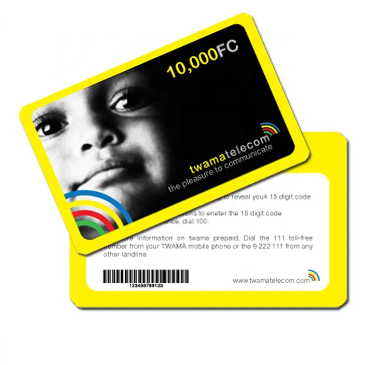 Colourful Customized calling card printing