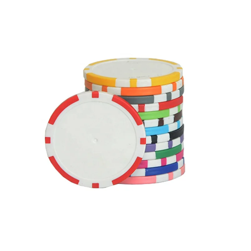 customized logo cheap 40mm ABS plastic blank poker chips set 11.5 Gram casino poker chips