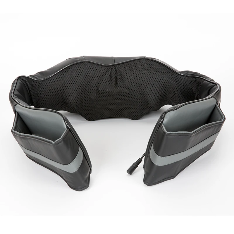 
Latest design portable shiatsu kneading health care electric back neck and shoulder massager with heat 