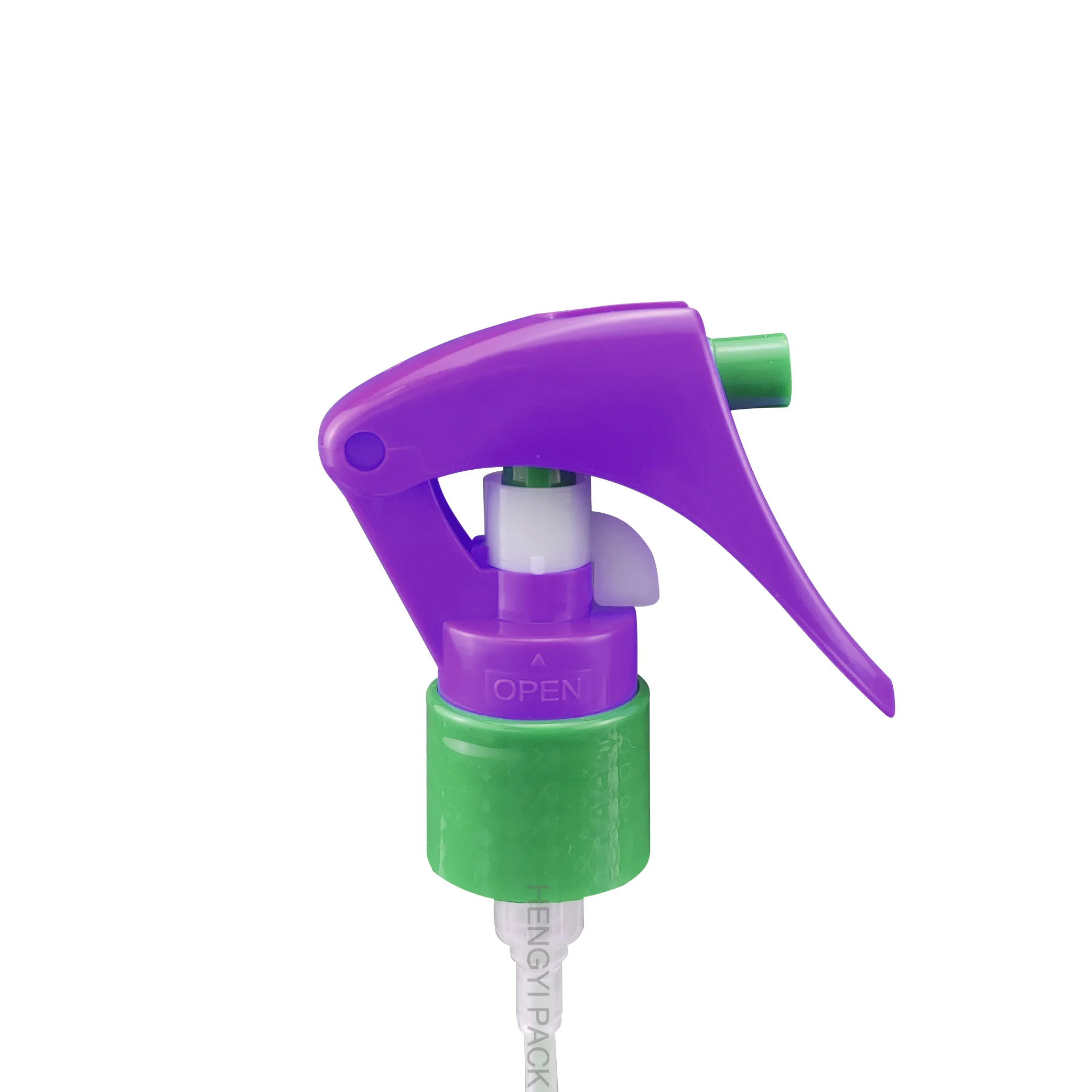 Mini Trigger Sprayer Finger Sprayer All Plastic Smooth Collar Ribbed Collar 20/410 24/410 28/410 for Perfume Spray Bottle