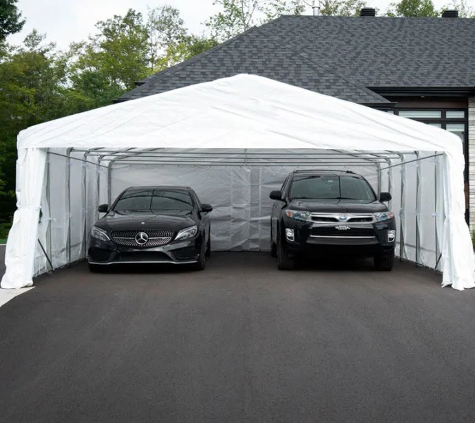 10 x 20 foot outdoor portable waterproof  Steel garage carport  car parking shed