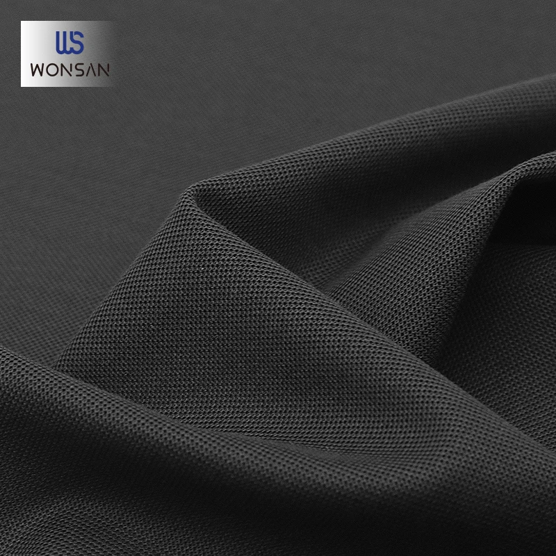 Law Enforcement Department Mercerized Cotton 65S Mercerizer Pique T-shirt Base Layer Plain Dyed Knitting Fabric