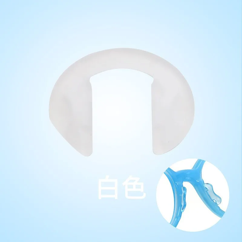 Silicone Push in U Shaped Kids Glasses Nose Pads Saddle Bridge Nose Pads for Children Eyewear