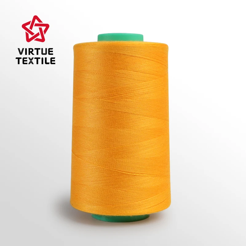 Poly Poly Core Spun Yarn hilo chino 40/2/3 5000y dyeing tube factory directly manufacturer for sewing