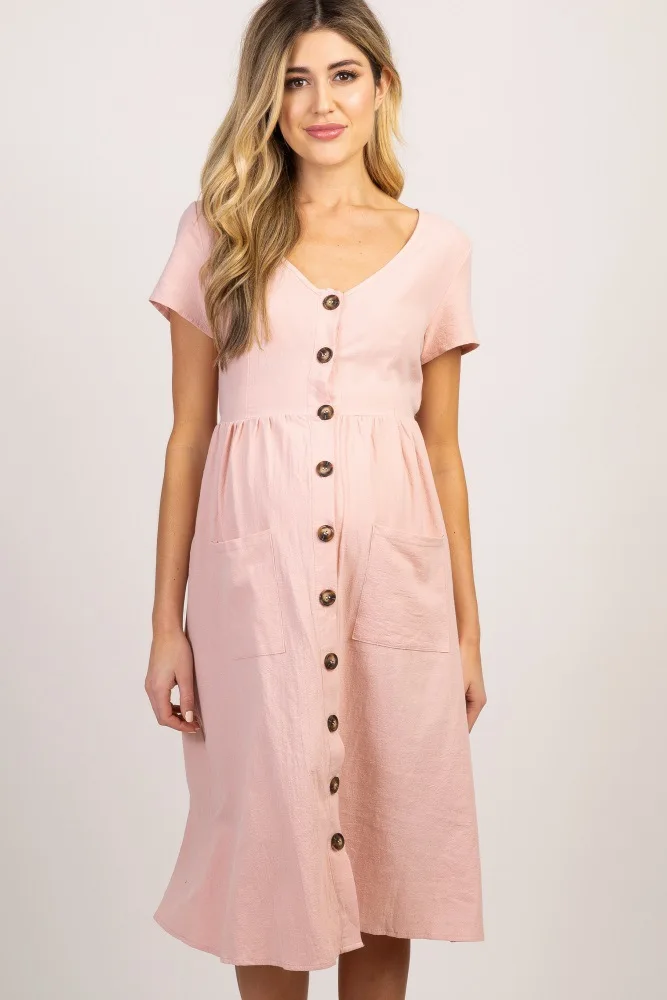 Solid Plus Size Wholesale Photo Shoot Maternity Work Fitness Clothes Party Simple Dress For Women Coldker