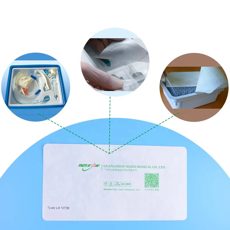 Medical packaging material Dupont Tyvek lid