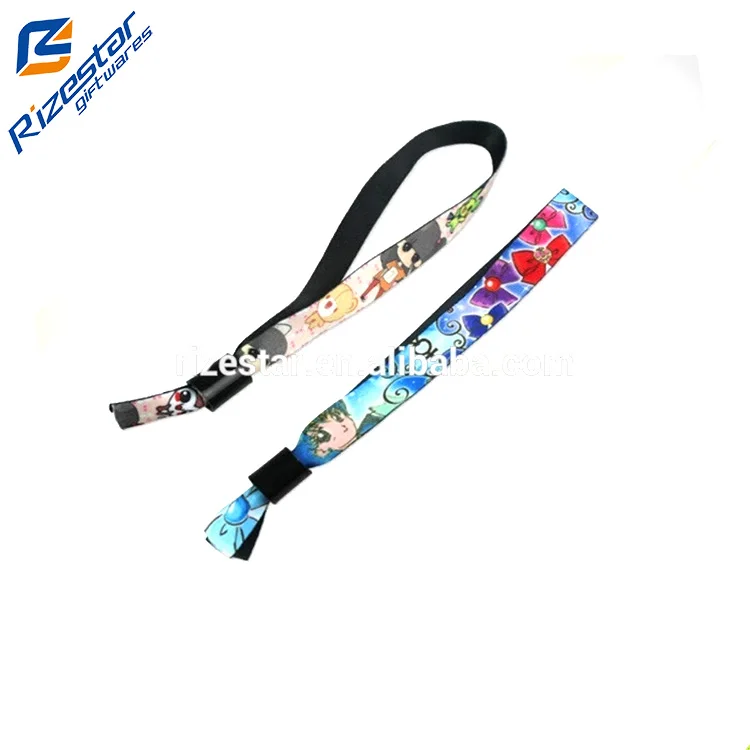 
Customized Event /Festival Woven Fabric Wristband 