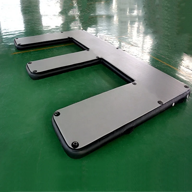 Custom E Shape Drop Stitch Jet Ski Inflatable Floating Water Dock for Jetski Boat Yacht