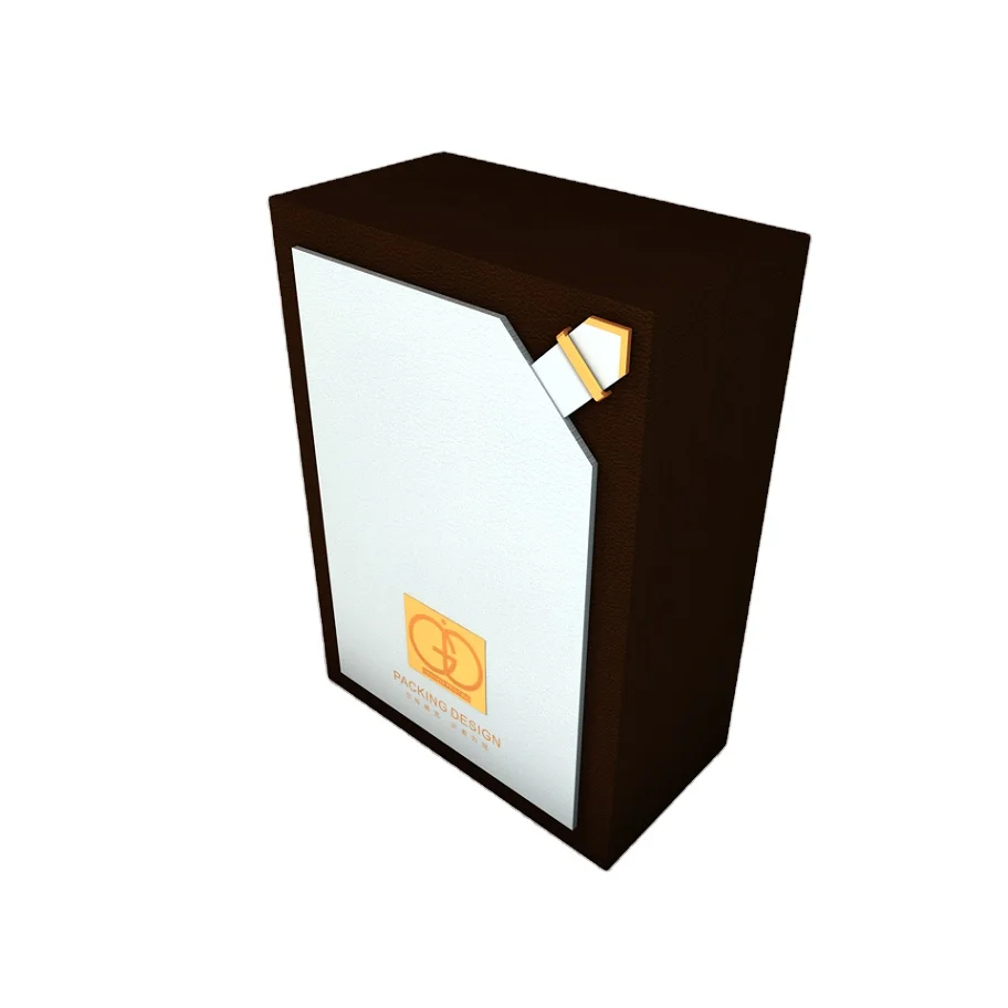 Luxury Wood Gift Box Cosmetic Packaging Gift Box Customized Wooden Leather Perfume Gift Box For Perfume