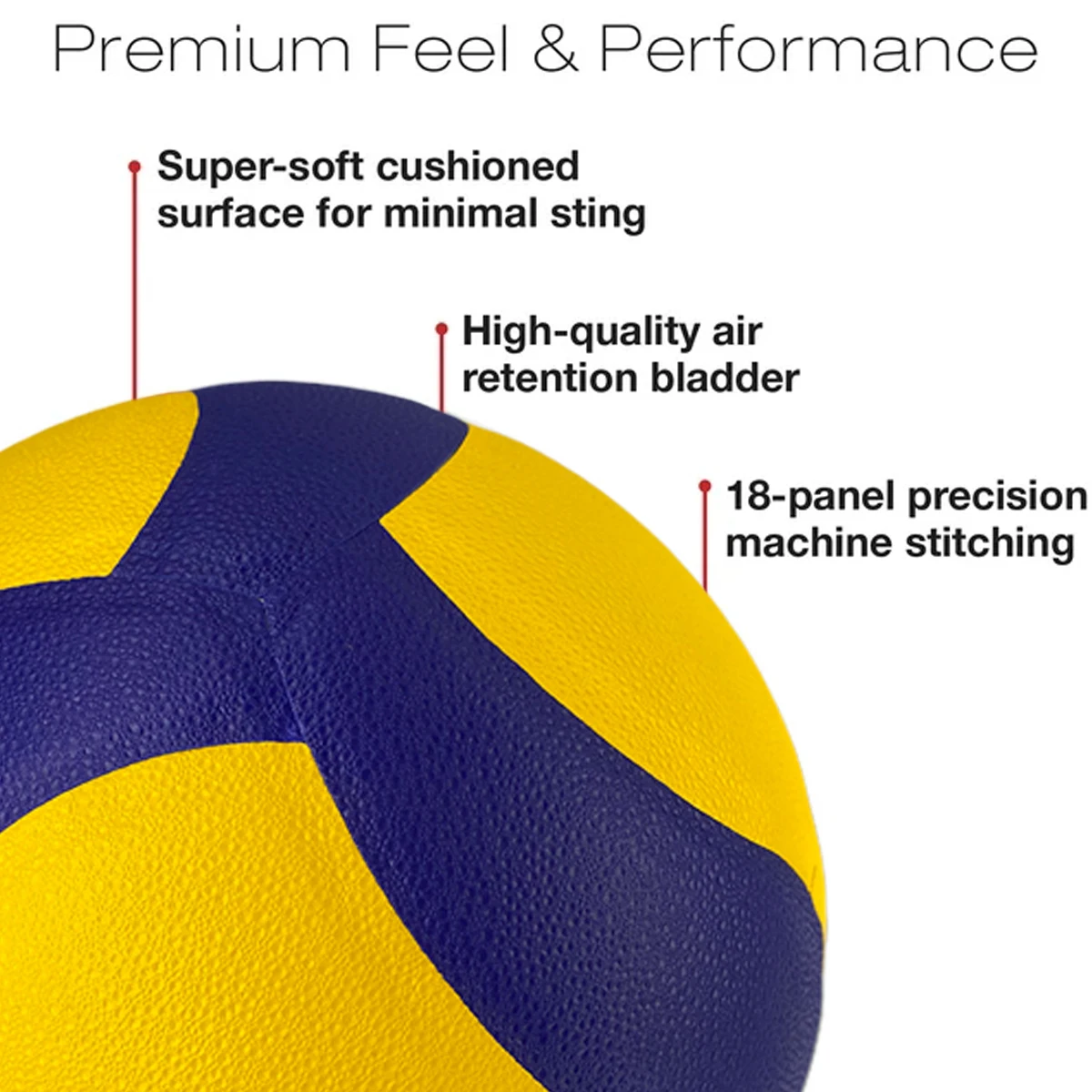 Match Micro Fiber Soft PU laminated Volleyball Factory Direct Wholesale V200-300-330W Voleibol Panic Buying