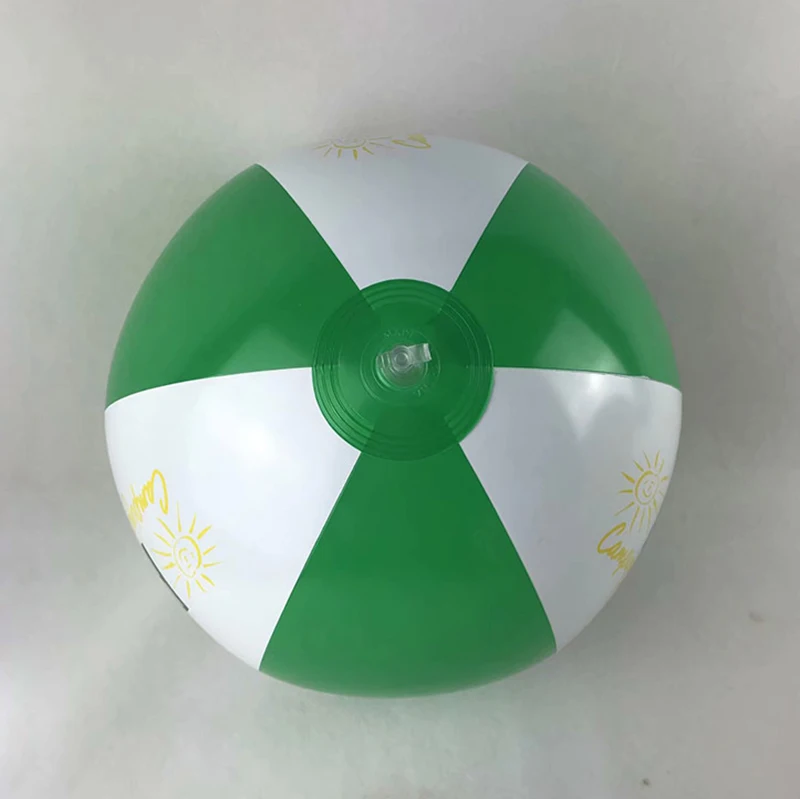 Custom plastic PVC inflatable beach ball with logo printed