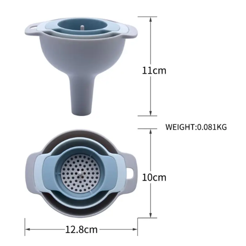 Hot Sale Good Quality 4 in 1 Separatory Funnel For Kitchen