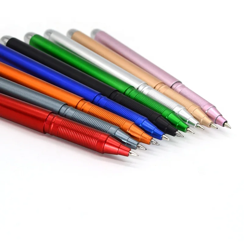 custom logo plastic multi function mobile holder active stylus pens for touch screen