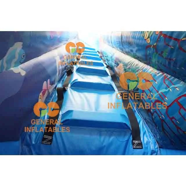 commercial inflatable under the sea slide ocean shark octopus bouncer  rental by General Inflatables