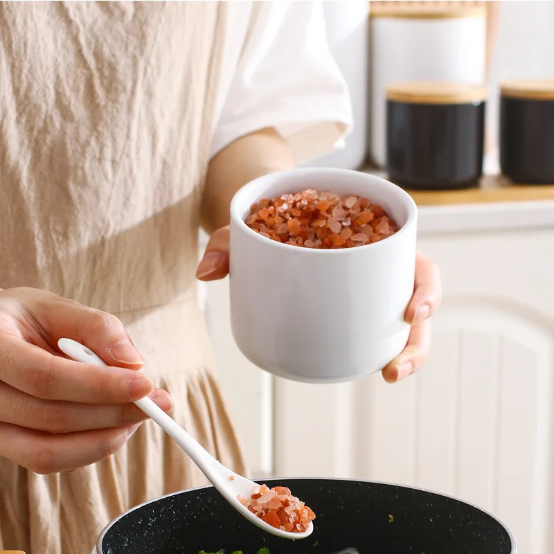 ceramic spice jar set marble in china kitchen ceramic spice jar with bamboo lid wooden tray ceramic spice jar set