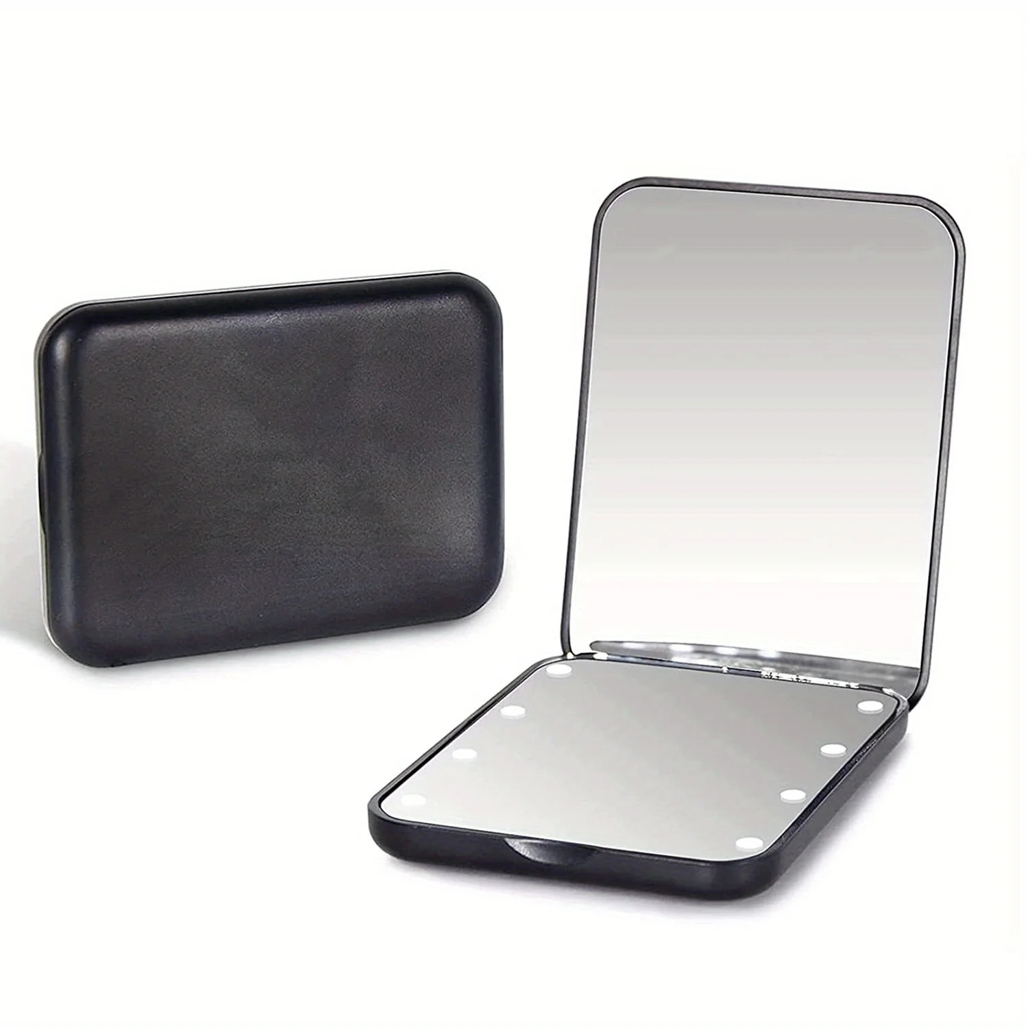 Rechargeable Mini Pocket Beauty Mirror With Lights Makeup Cosmetic Mirror For Promotional Gift