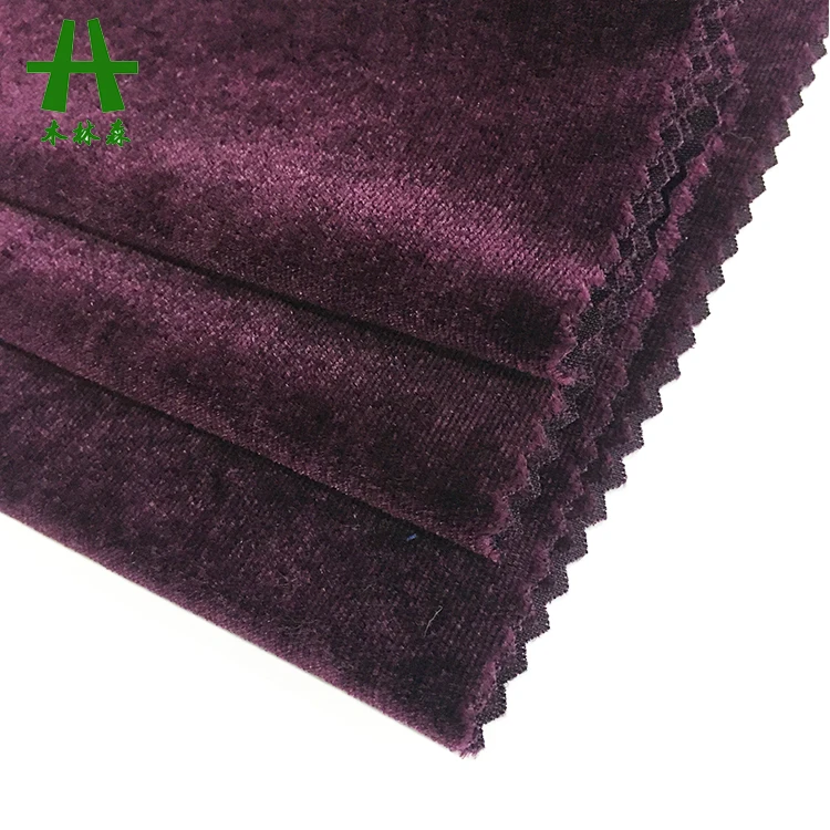 Mulinsen Textile Plain Dyed Knitted KS Korean Velvet Fabric Manufacturer