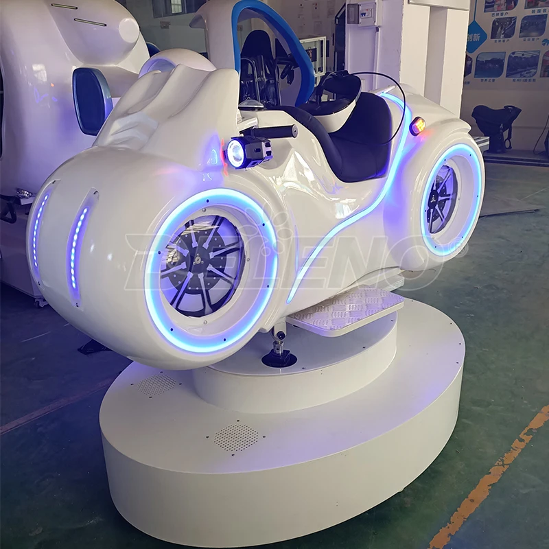 VR Motorbike Racing Car Factory Indoor and Outdoor 360 Degree Rotation VR Game Machine for Sale
