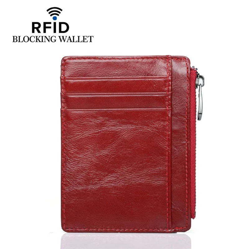 2022 New Design Toq Quality rfid Blocking Card Holder Portable PU Leather Credit Card Wallet