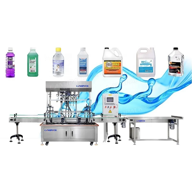 Adjustable 6 8 10 Head 5L Epoxy Flammable And Explosive Liquid Bottle Filling Machine