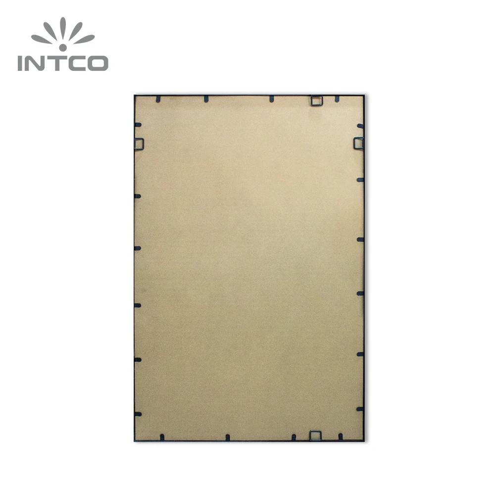 INTCO New Arrival Fashion Luxury Hallway Antique Framed Makeup Dressing Decorative Window Pane Mirrors