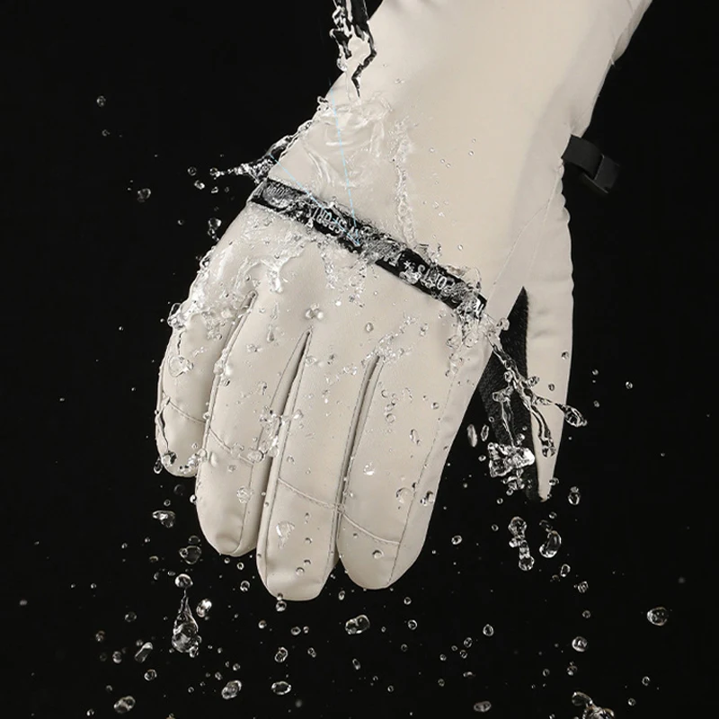 Waterproof Windproof Thinsulate Touch Screen Full Finger Winter Outdoor Ski Gloves For Women