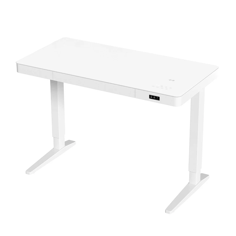 Factory Hot Sales Modern Design Dual Motor Wireless Charge Desk Electric Height Adjustable Table Desk