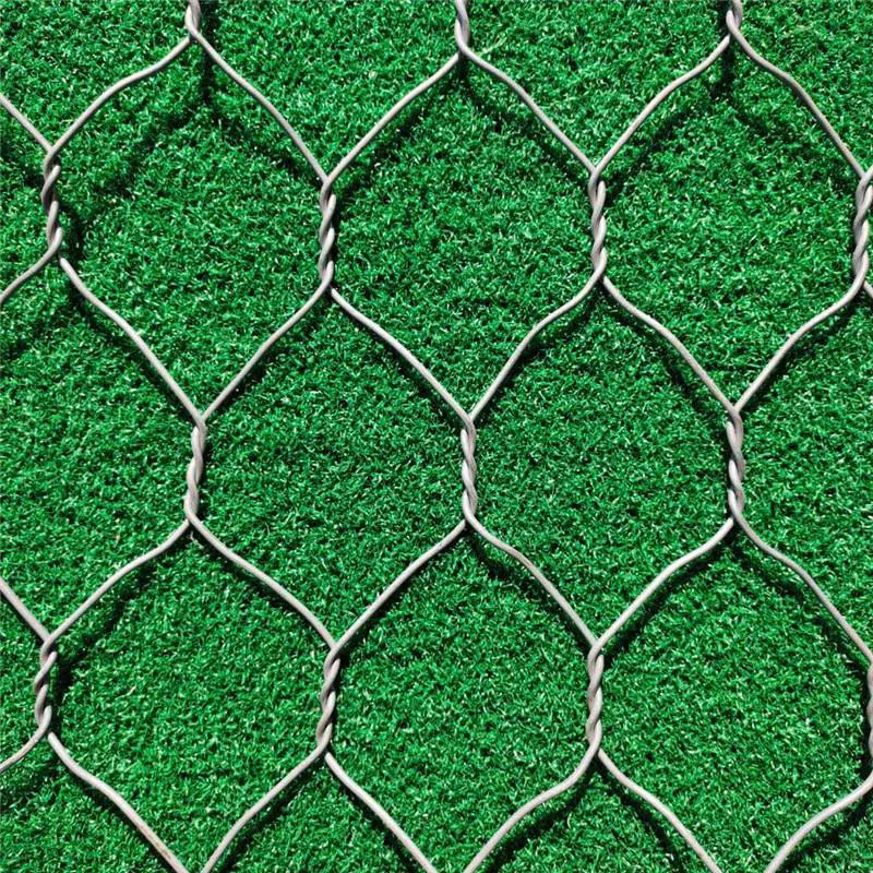 2x1x1m Woven 3.05mm Galvanized Gabion Stone Baskets Box Supplier 80x100mm Hexagonal Gabion Mesh