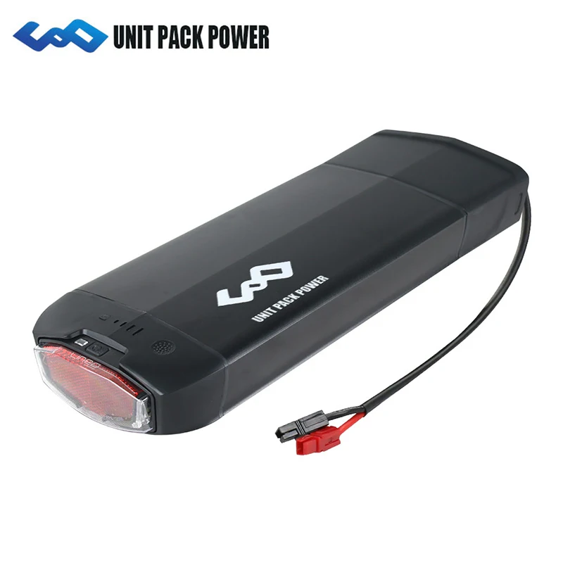 Customized li-ion battery rear rack 36v 48v  18Ah 35Ah lithium ebike battery pack electric bicycle parts