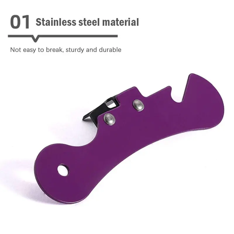 Multi-Functional Stainless Steel Can Opener Beer Bottle Opener Comfort Good Grip Tin Jar Bottle Cans Opener