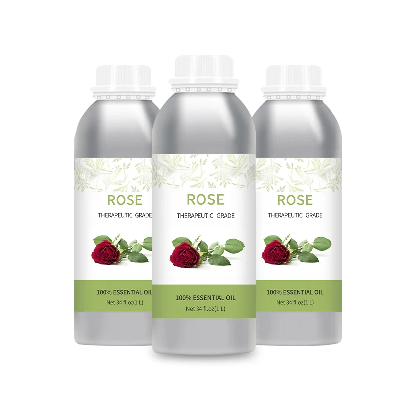
RONIKI Genuine Private Label Natural Vegan Otto Rose Petal Essential Oils For Face Body and Hair 