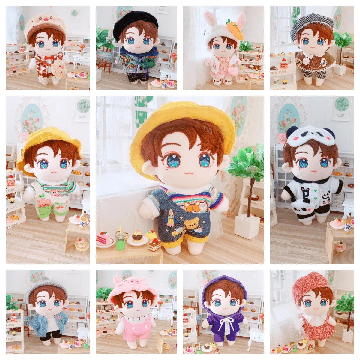 Wholesale In Stock OEM Factory Made Concert Souvenir Kpop Idol Plush Toy Doll Plushie
