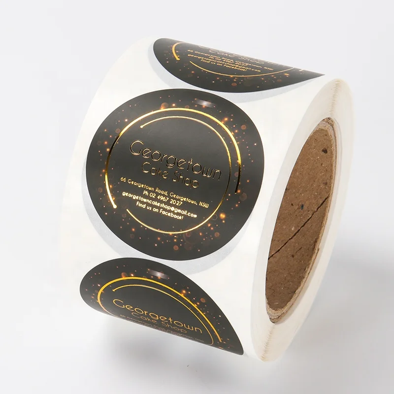 Create custom sticker label printing machine roll sticker customized packaging and labeling services