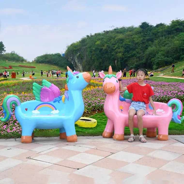 support customize fiberglass dinosaur  seat statue/resin dinosaur bench sculpture/ fiberglass animal props for children use