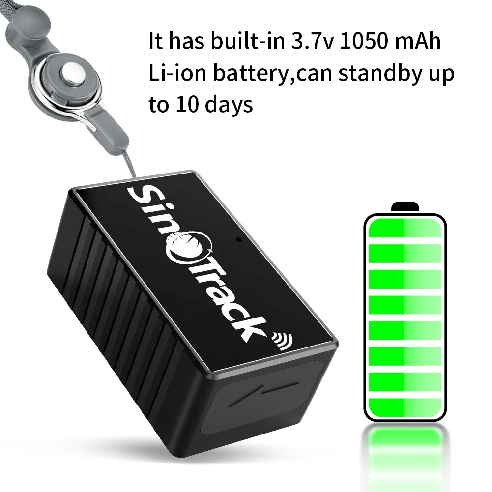  SinoTrack 1050 мАч батарея ST-903 мини маленькое GPS устройство для контроля за перемещением машины с бесплатное программное обеспечение