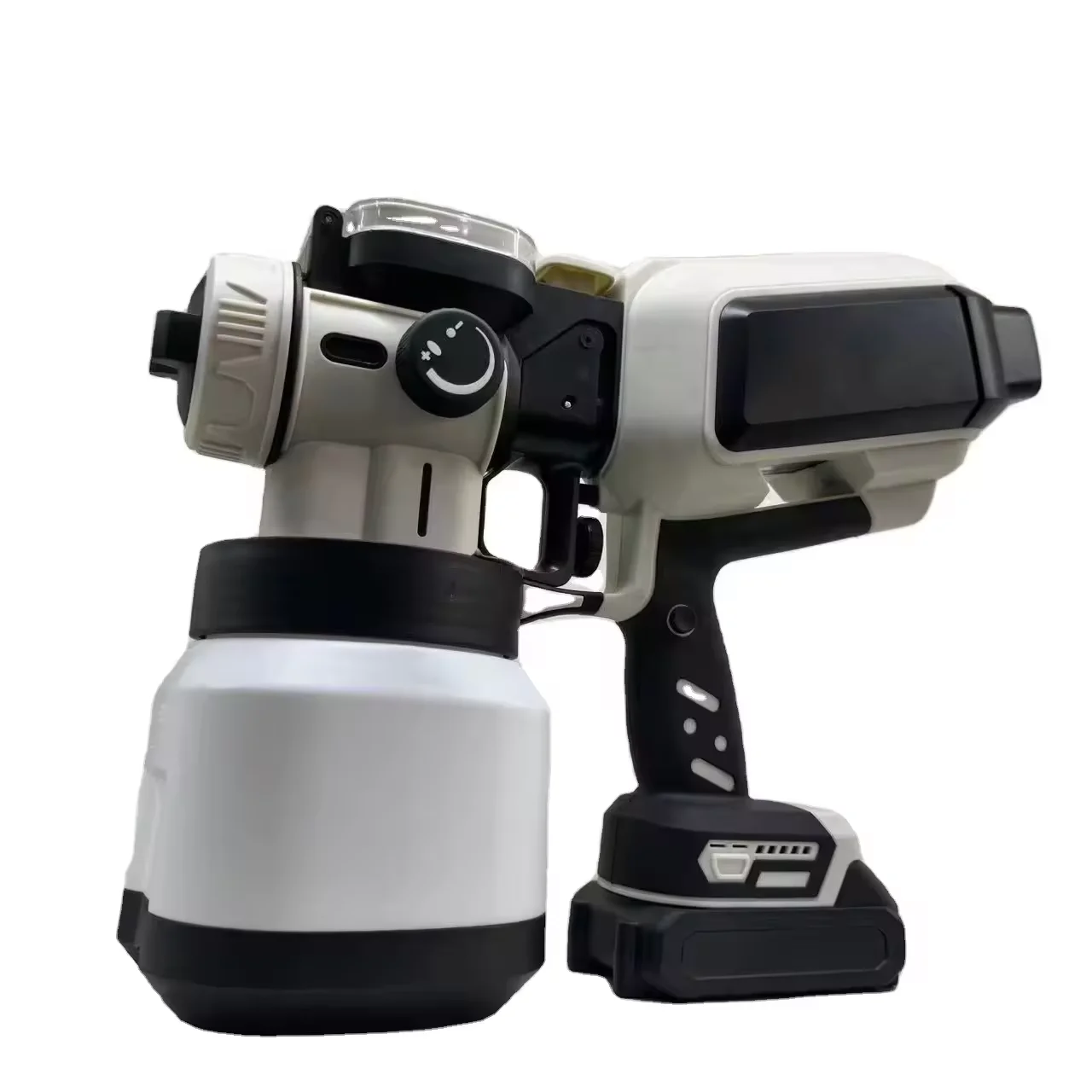 LED Light Cordless Airless Paint Sprayer 2000mAh Li-ion Battery Brushless HVLP Spray Gun for Industrial Use 220V