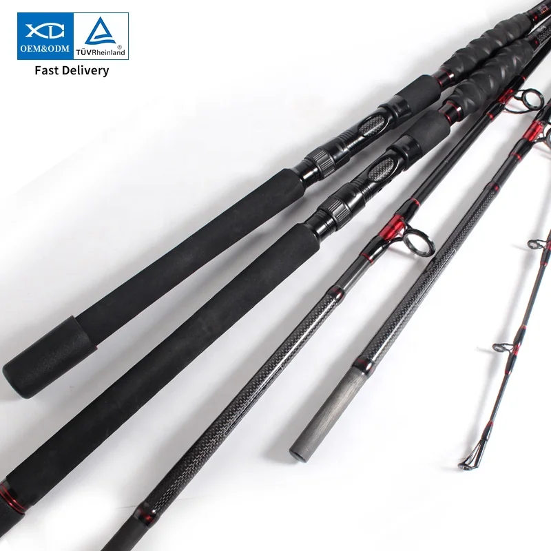 XDL Best selling 1.8-2.4M 3-section  boat spinning rod suppliers custom fishing rod