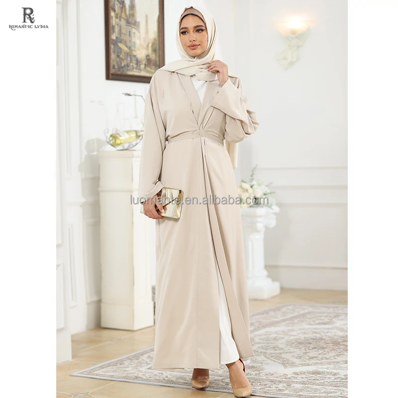 Abaya Manufacturer Custom Islamic Muslim turkish style abaya elegant Abaya with Beads